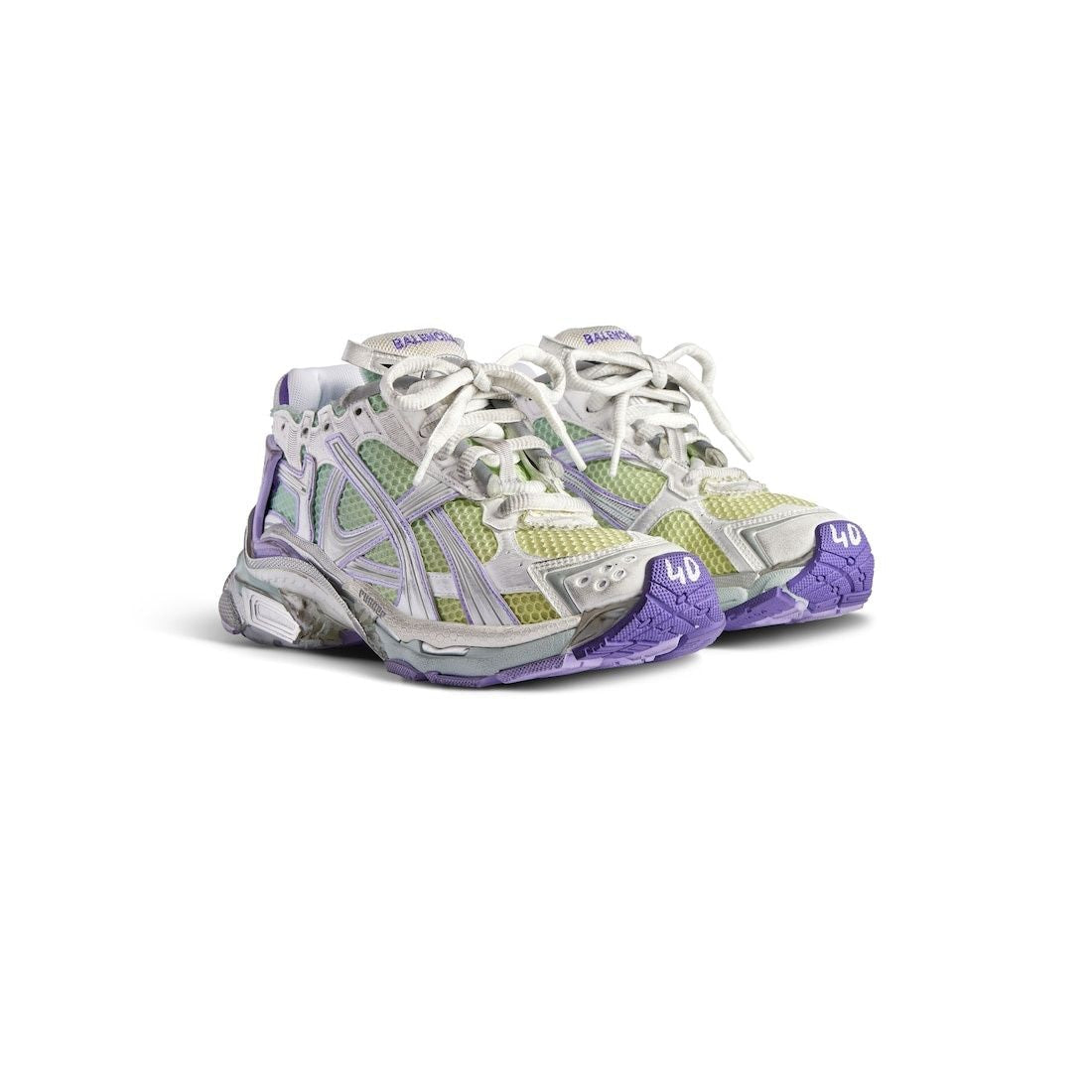 BALENCIAGA Women's Gradient Mesh Runner Sneakers