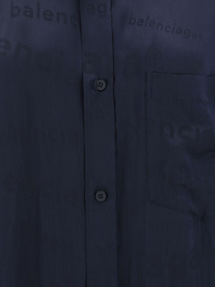 BALENCIAGA Oversized Silk Cocoon Shirt