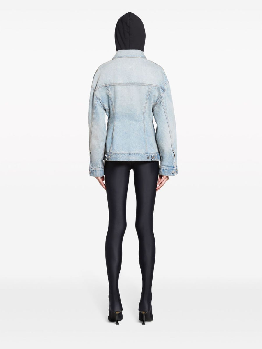 BALENCIAGA Hourglass Denim Jacket for Women