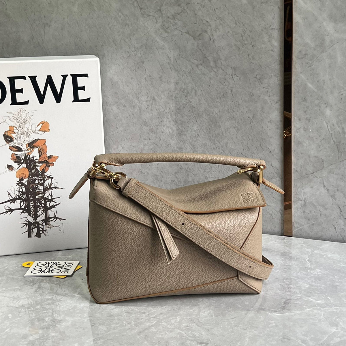 LOEW SMALL PUZZLE EDGE BAG