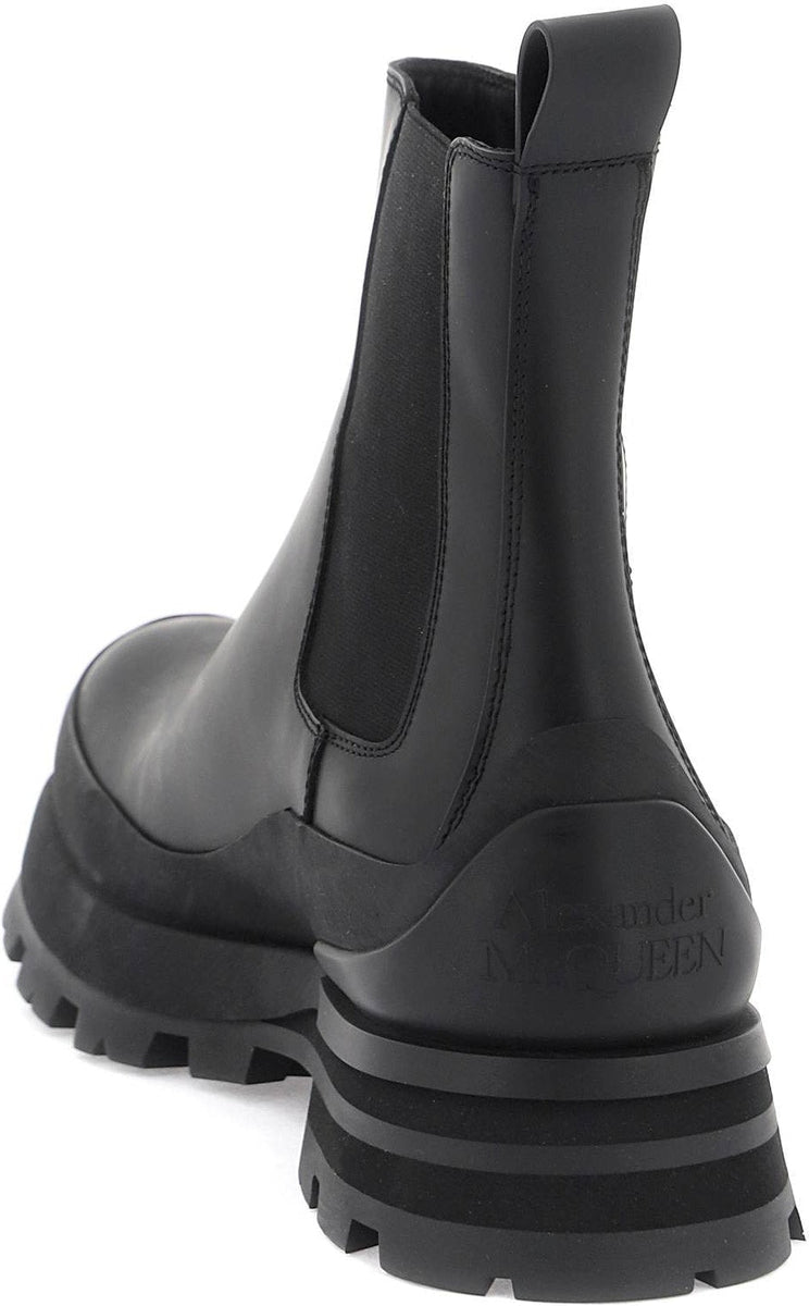 LEATHER CHELSEA ANKLE BOOTS