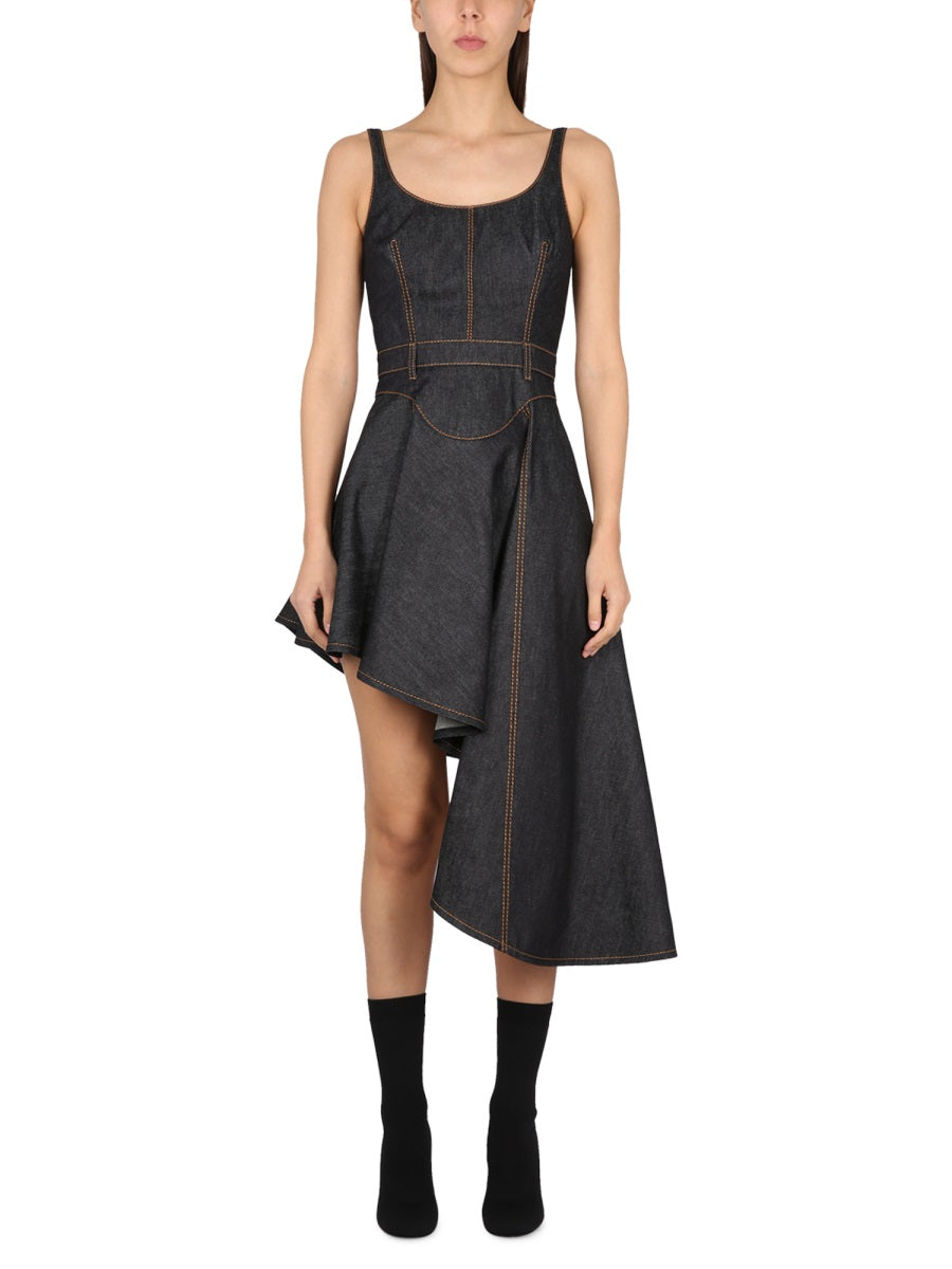 Alexander Mcqueen Women Denim Dress