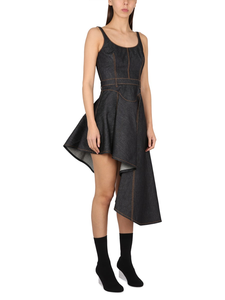 Alexander Mcqueen Women Denim Dress