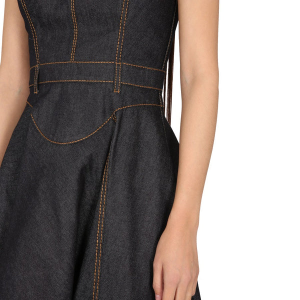 Alexander Mcqueen Women Denim Dress