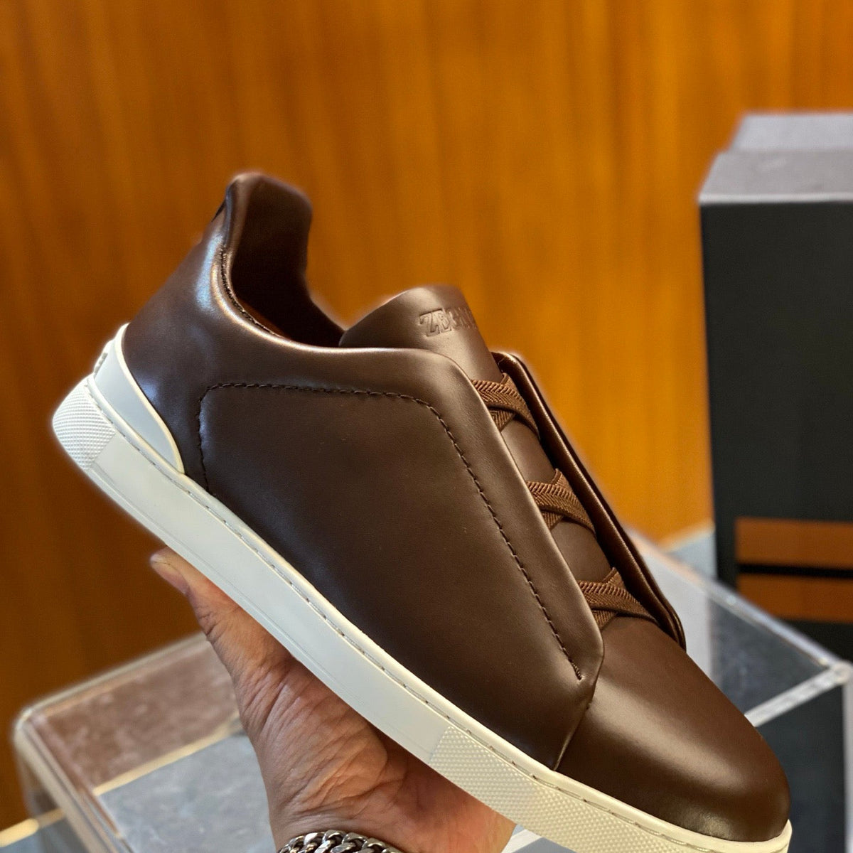 ZEGN TRIPLE STITCH SNEAKER