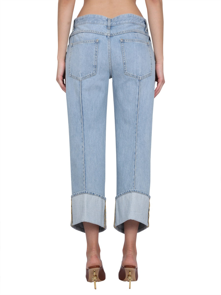 Bottega Veneta Women Curved Line Jeans