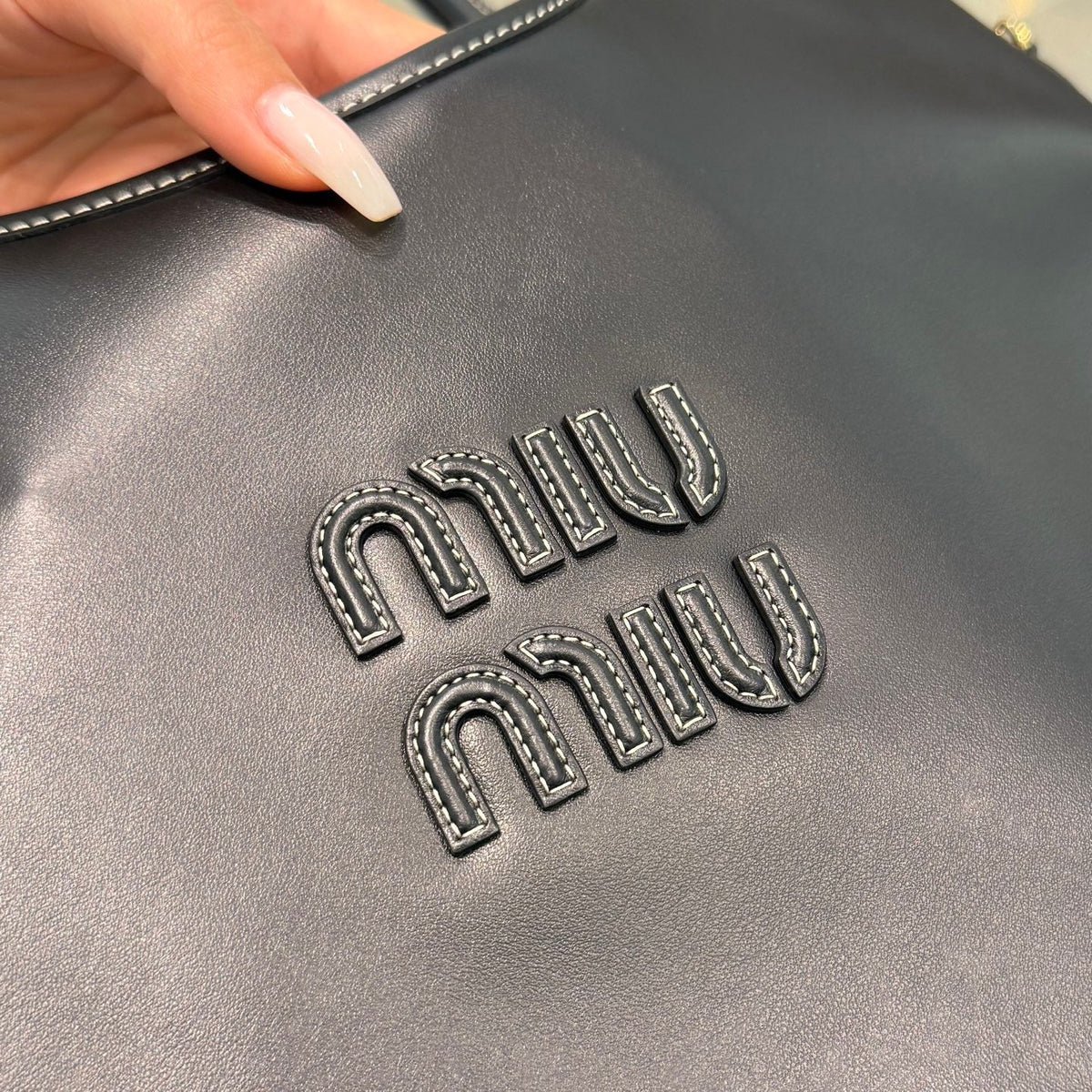 MIU M IVY LEATHER BAG
