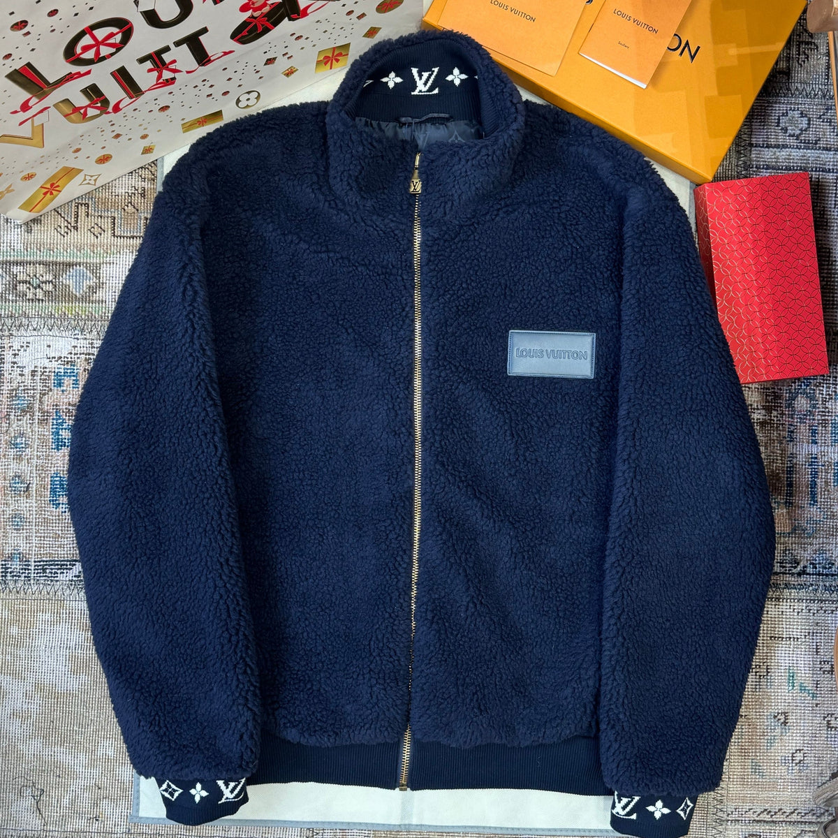 LOU ZIP FLEECE JACKET