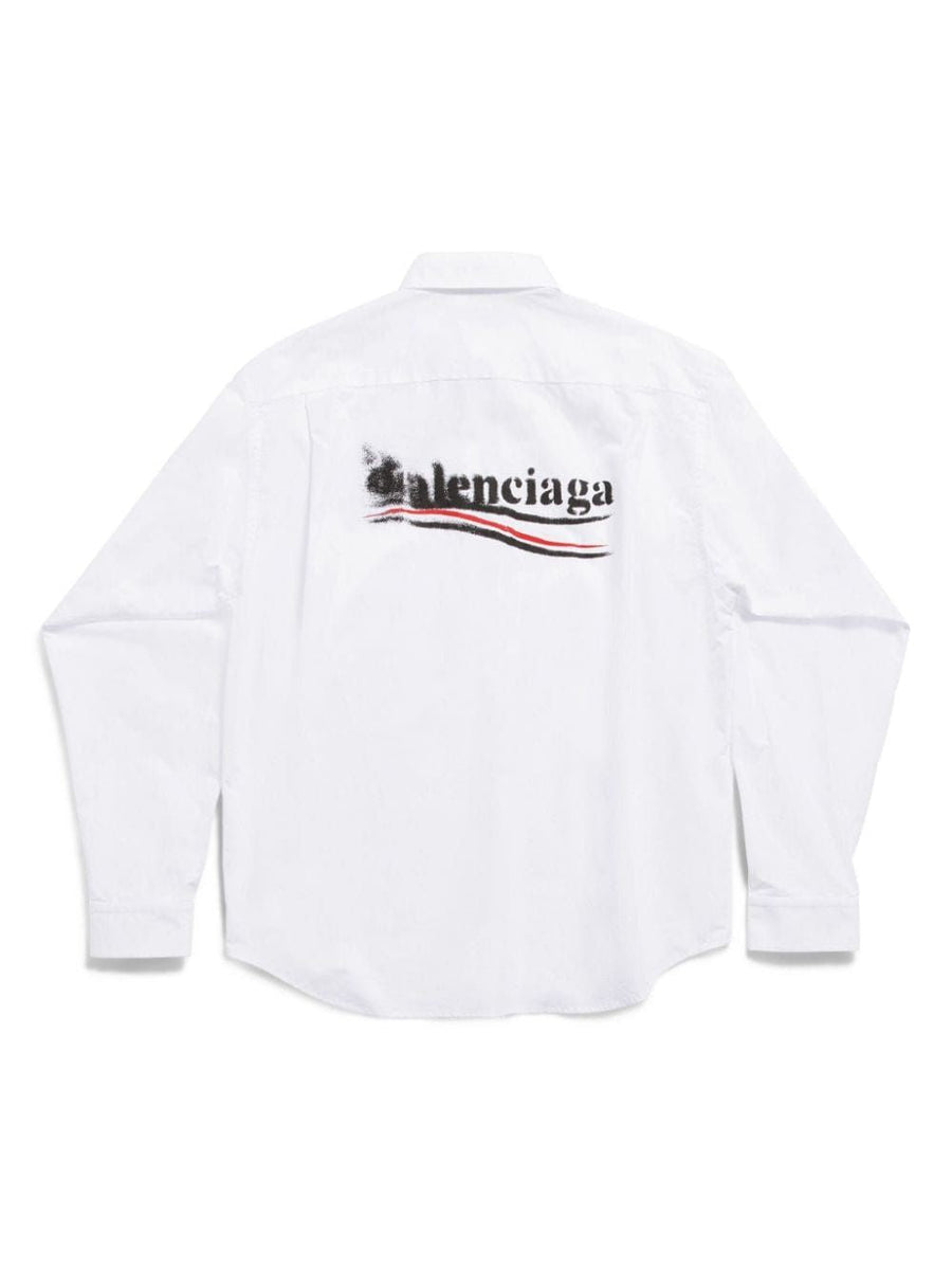 BALENCIAGA Long Sleeve Oversized Fit Shirt