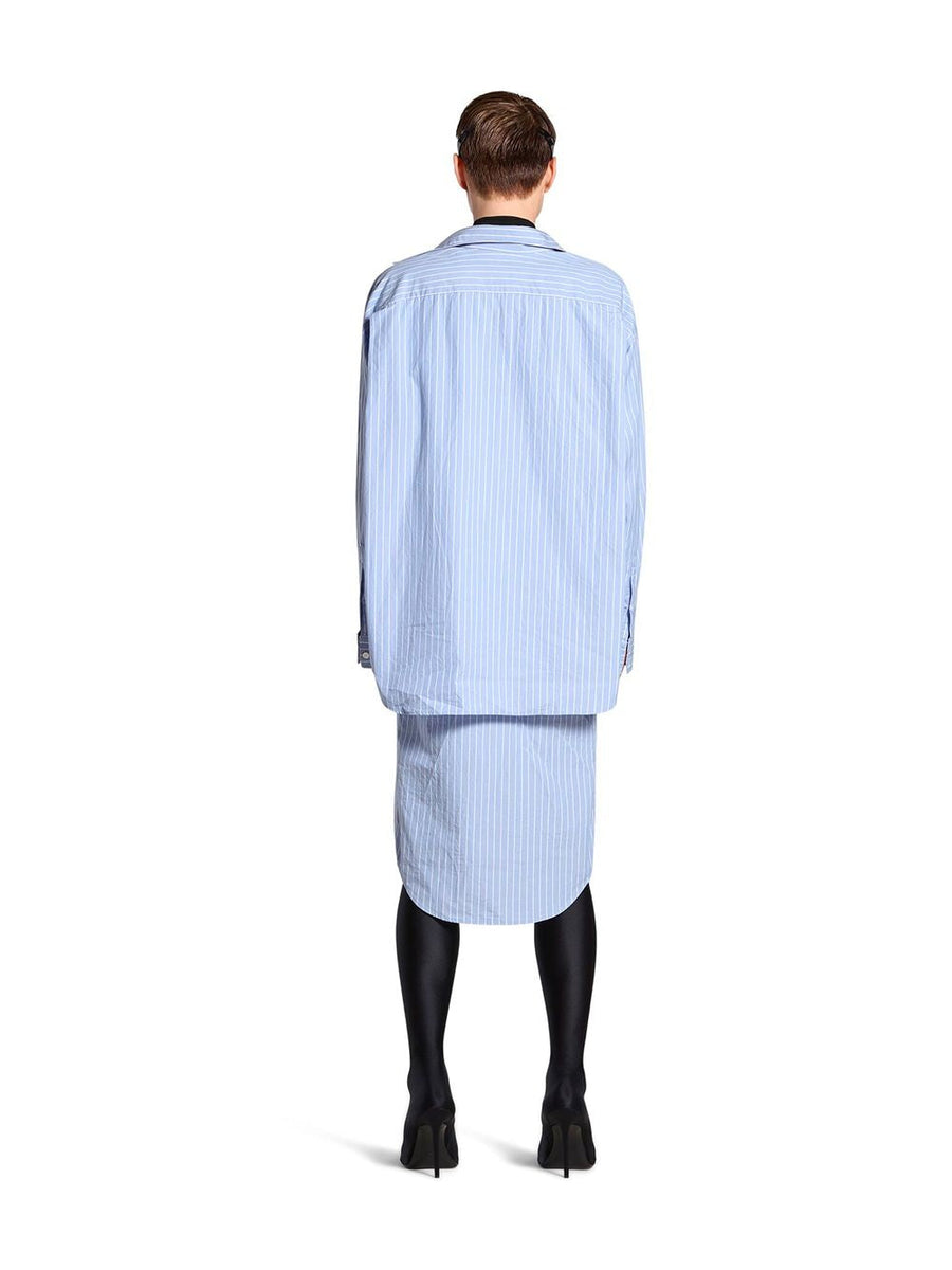 BALENCIAGA Classic Layered Shirtdress for Women