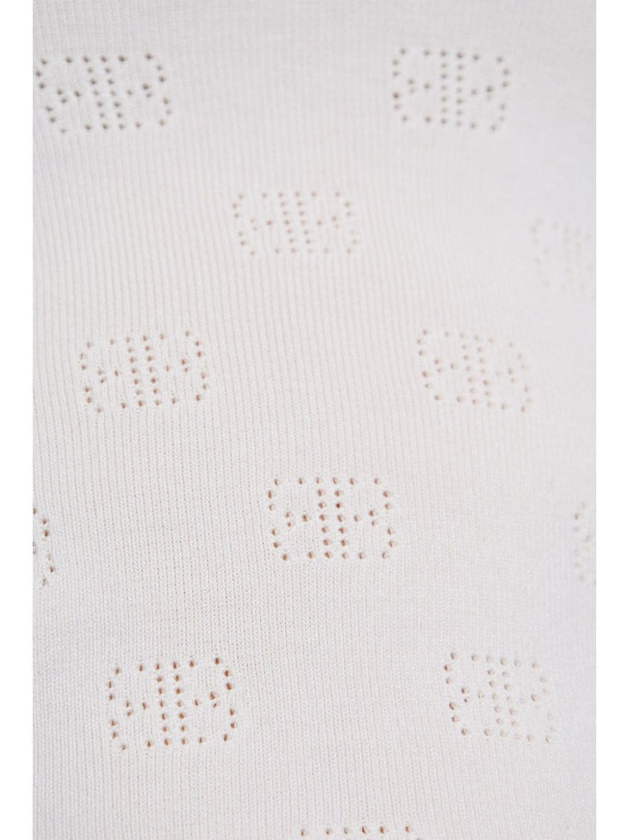 BALENCIAGA Open-Knit Wool Top for Women