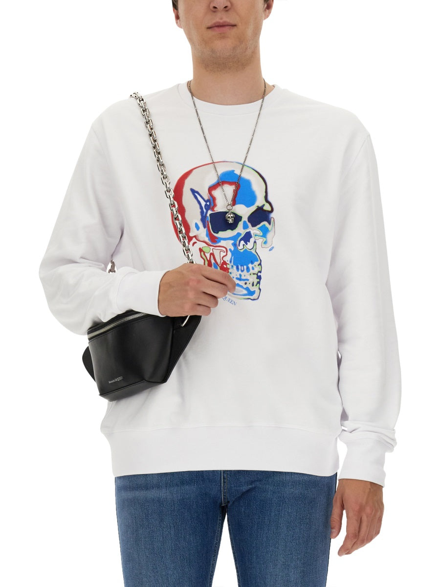 Alexander Mcqueen Men Skull Sweatshirt