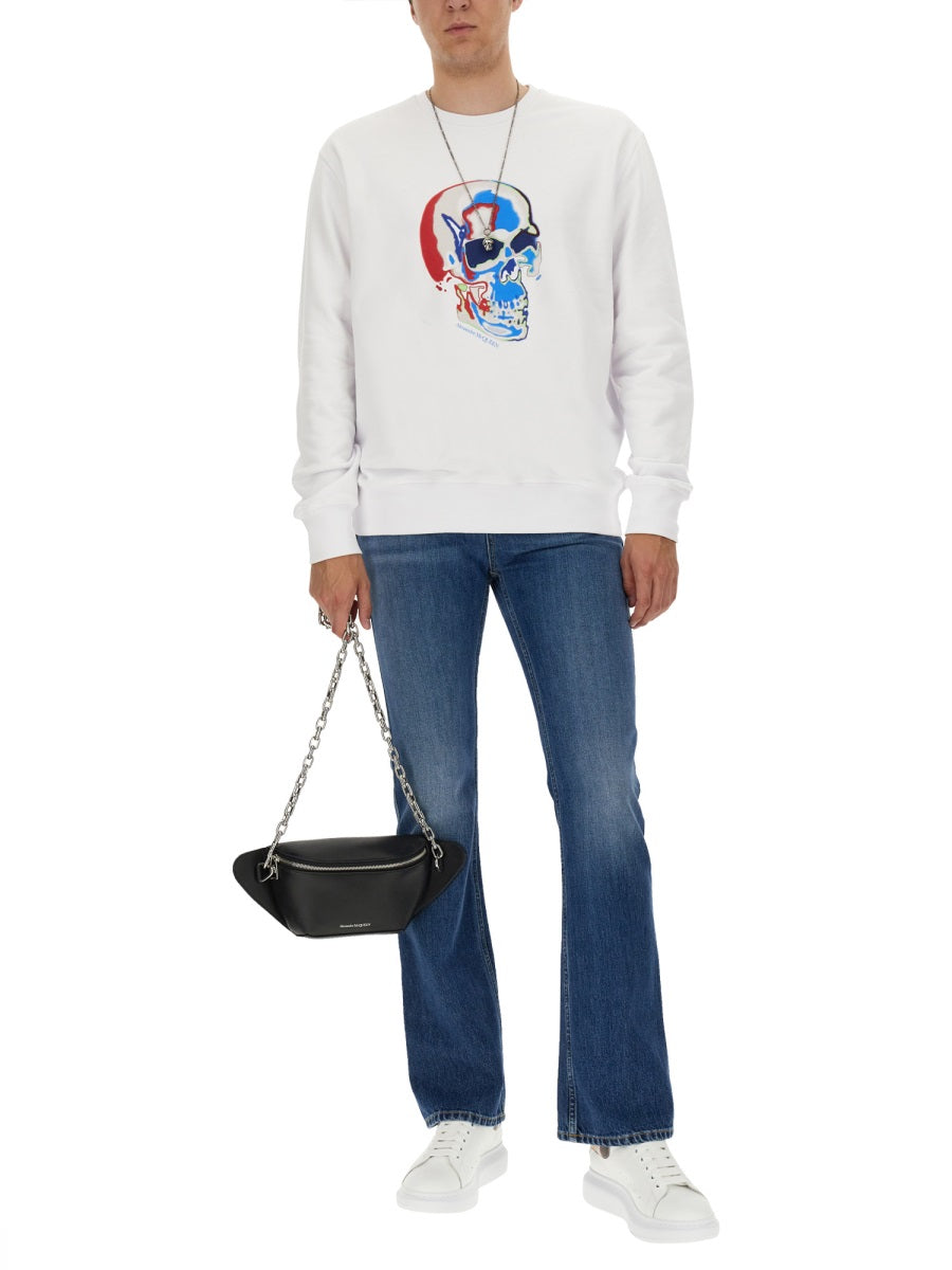 Alexander Mcqueen Men Skull Sweatshirt