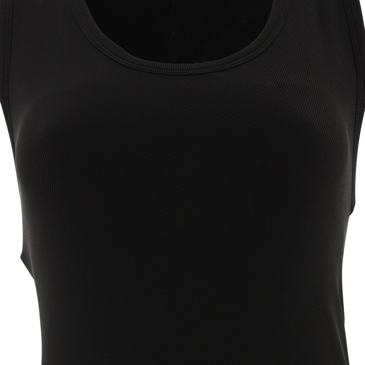 BALENCIAGA Sleeveless Ribbed Mini Dress