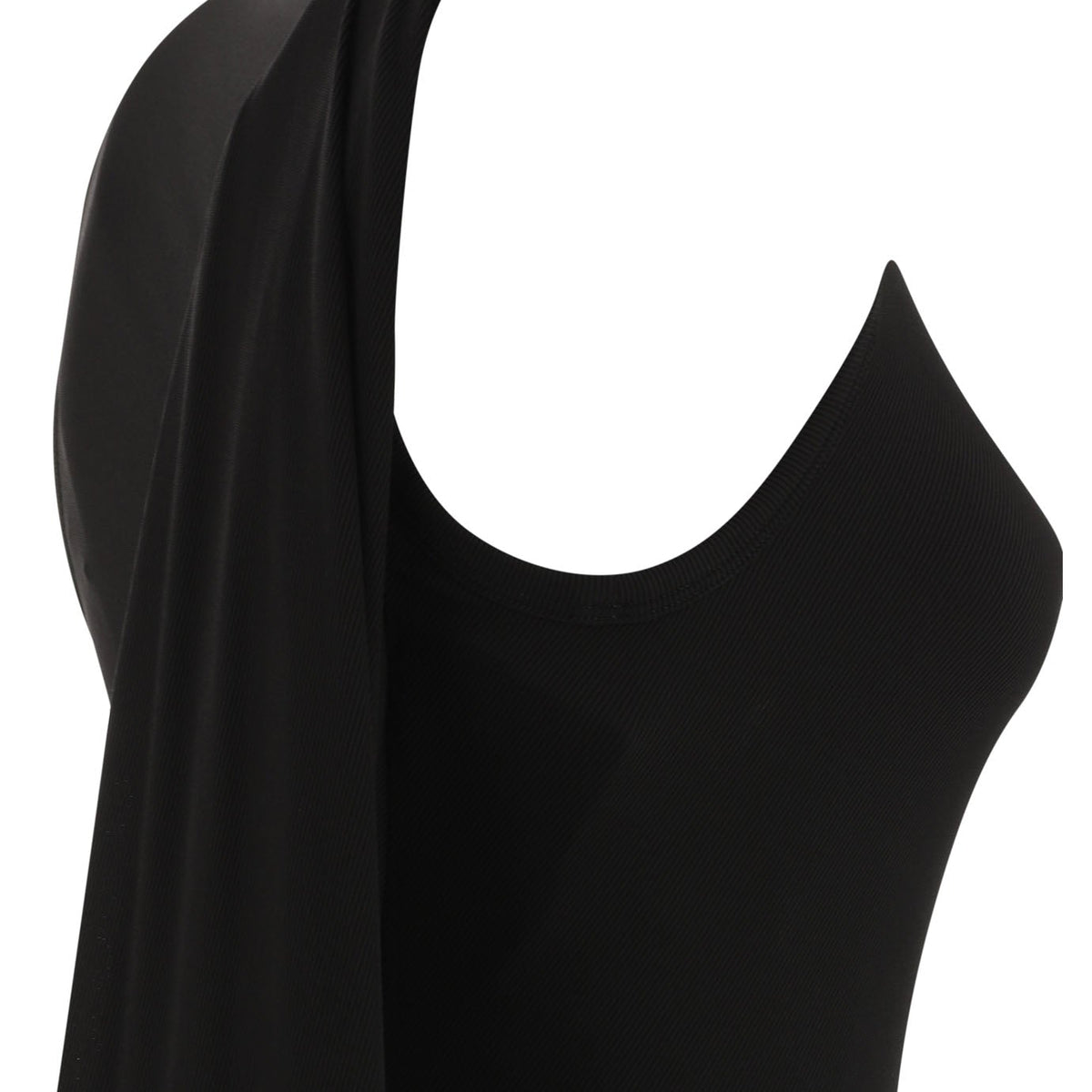 BALENCIAGA Sleeveless Ribbed Mini Dress