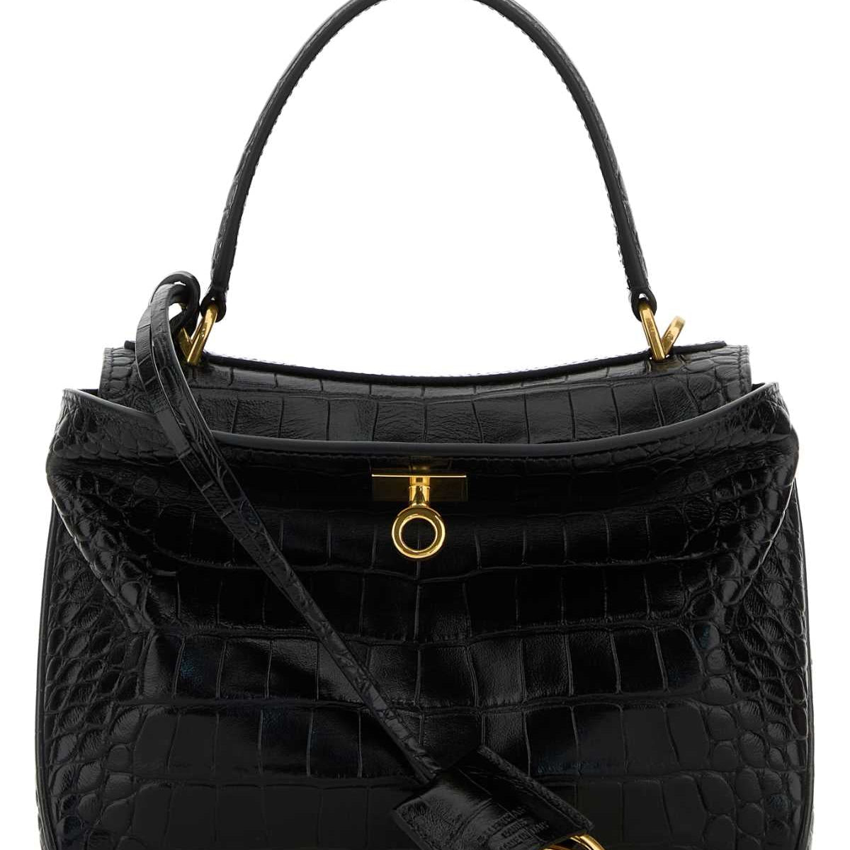 BALENCIAGA Mini Leather Rodeo Handbag