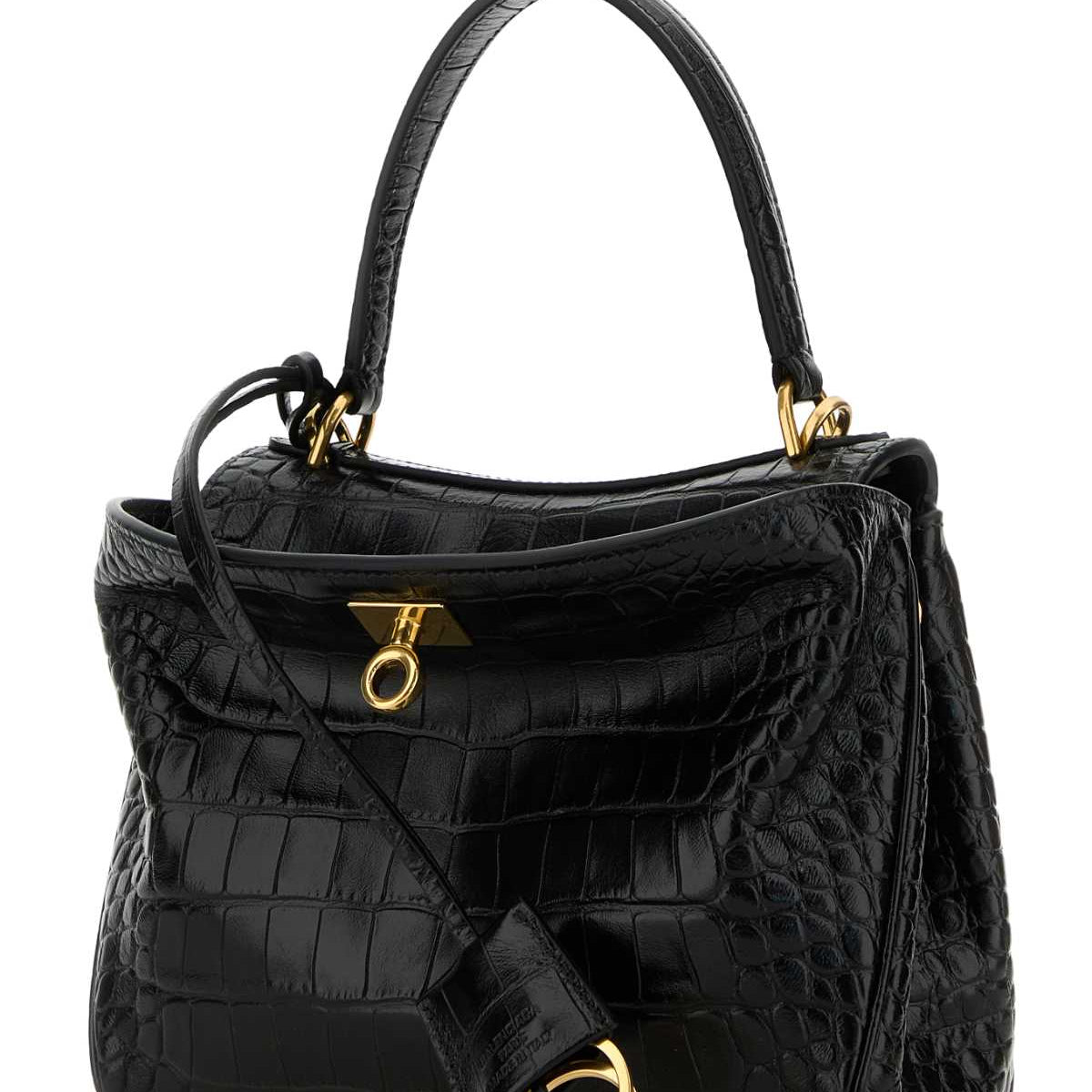 BALENCIAGA Mini Leather Rodeo Handbag