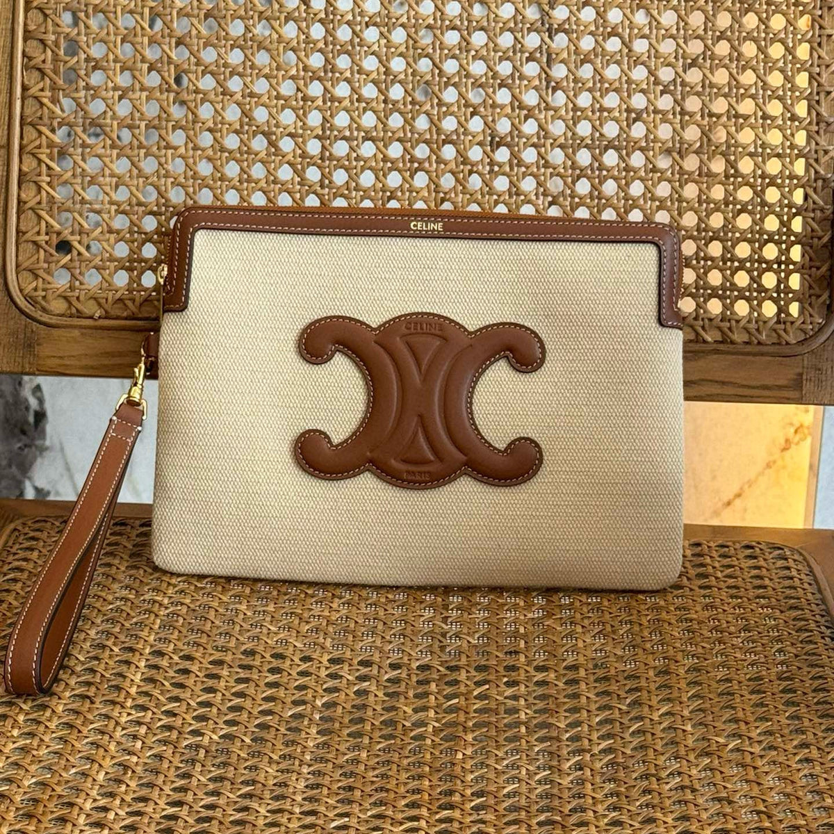 CEL SMALL POUCH WITH STRAP