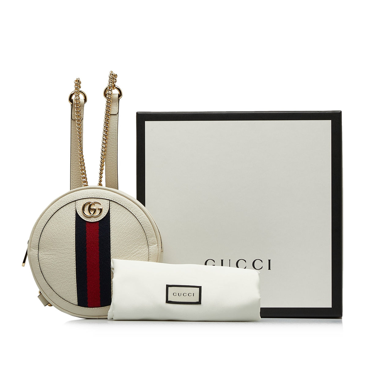 GUCCI Mini Ophidia Round Backpack