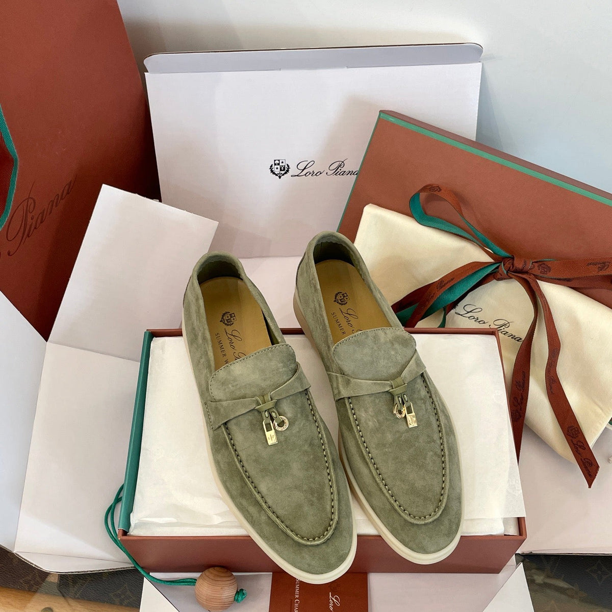 LORO P SUMMER CHARMS LOAFERS