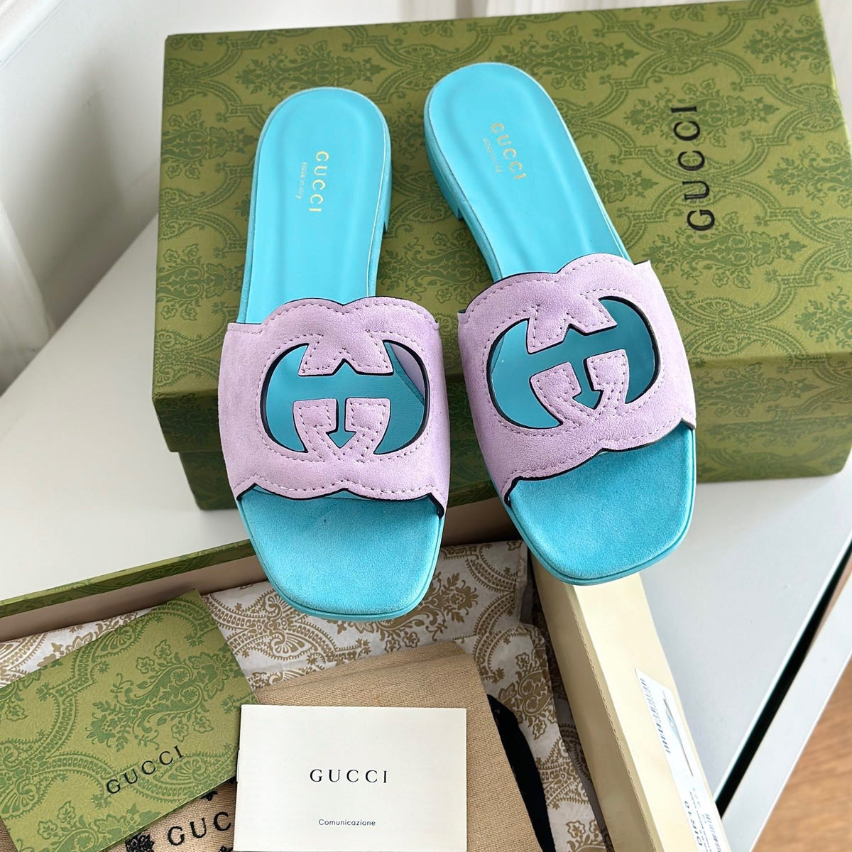 GG CUT OUT SANDALS