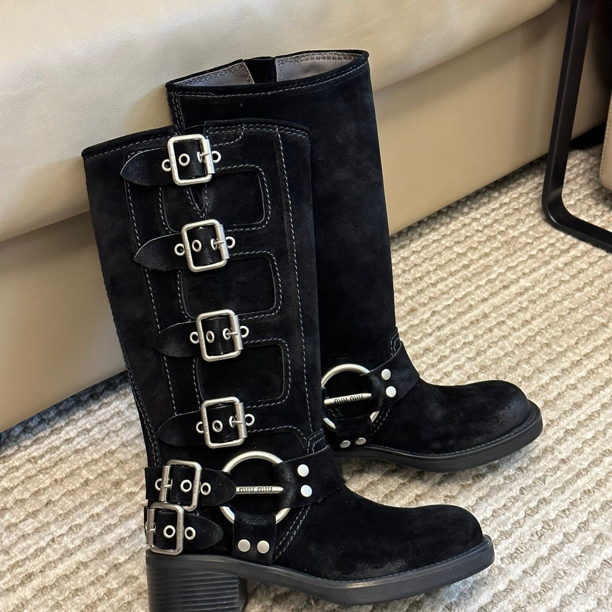 MIU M BOOTS