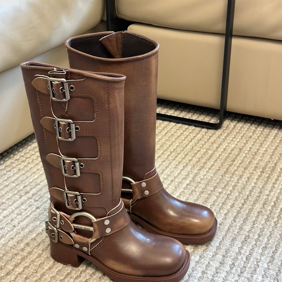 MIU M BOOTS