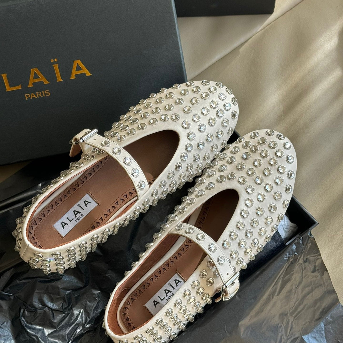 ALAIA BALLET FLATS