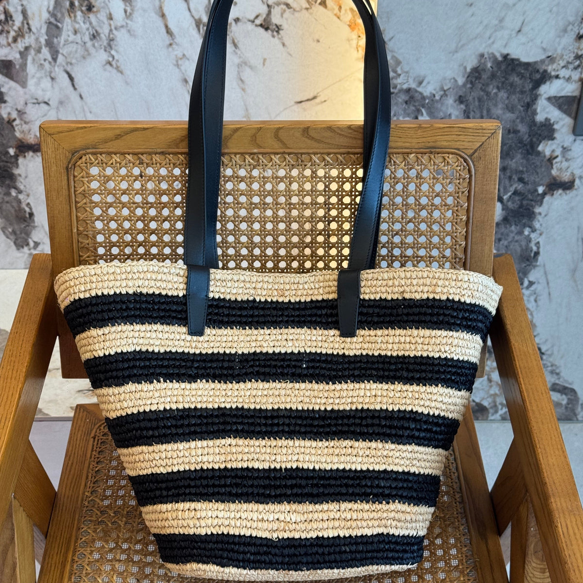 CEL STRIPED COUFFIN PANIER BAG