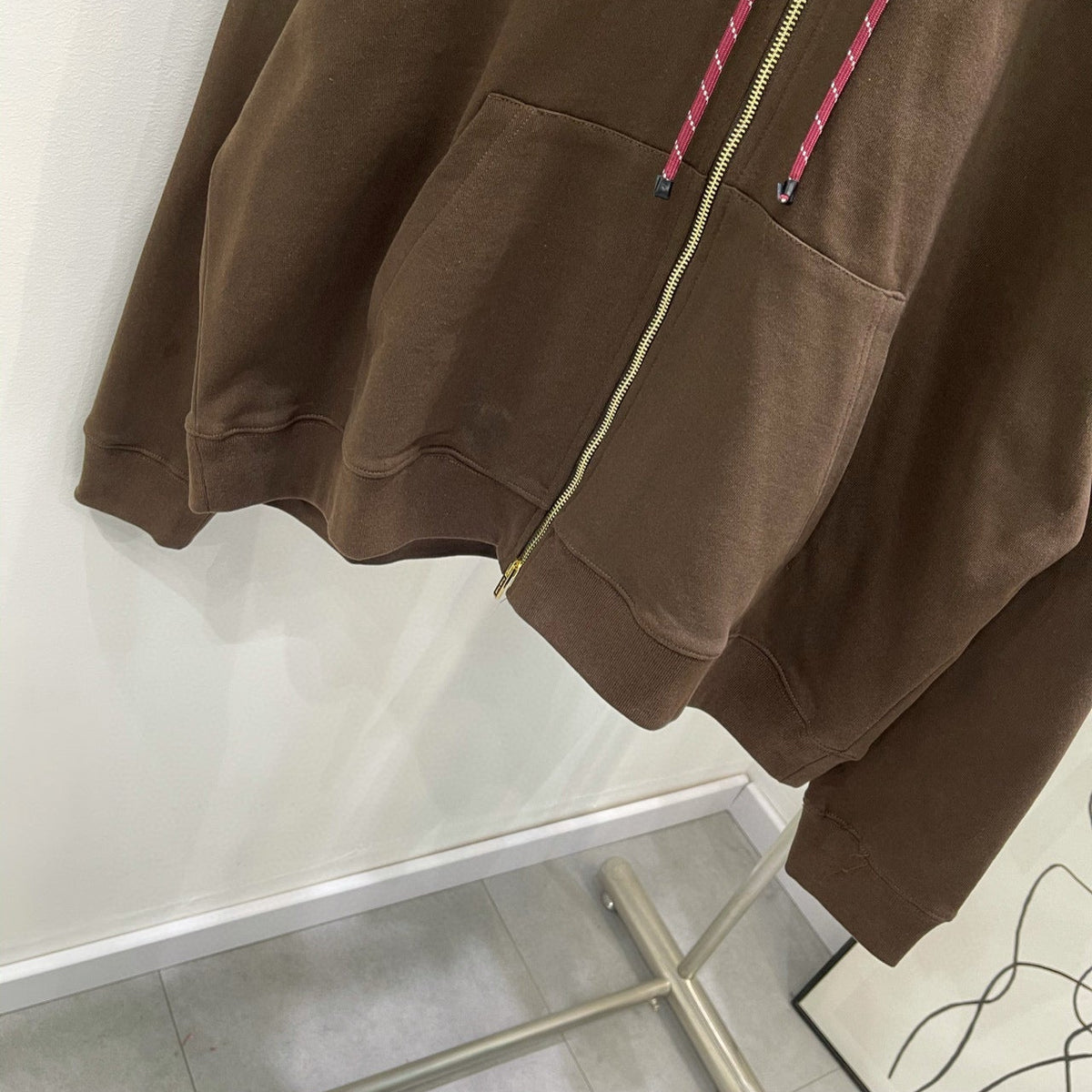 MIU M ZIP HOODIE