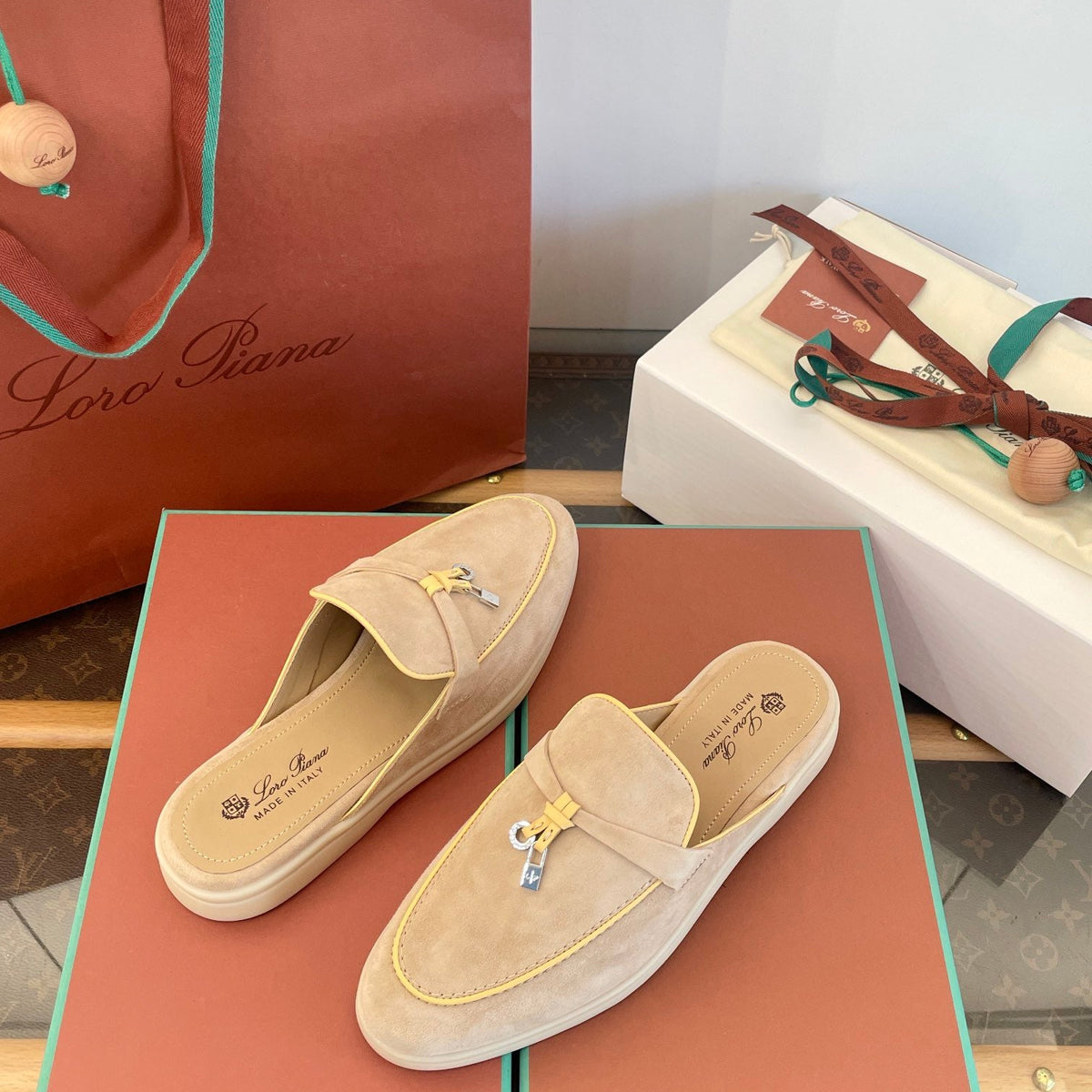 LORO P SUMMER CHARMS LOAFERS