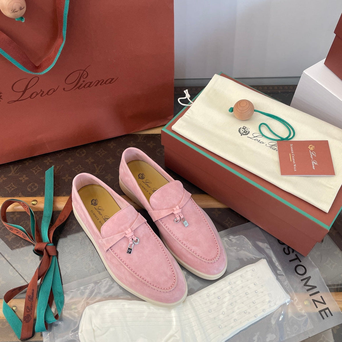 LORO P SUMMER CHARMS LOAFERS
