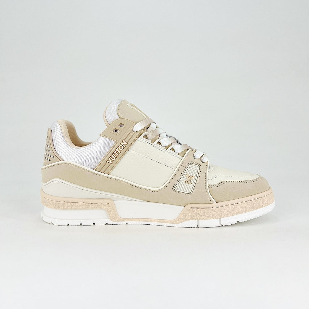 LV TRAINER SNEAKER BEIGE 1ADHDI