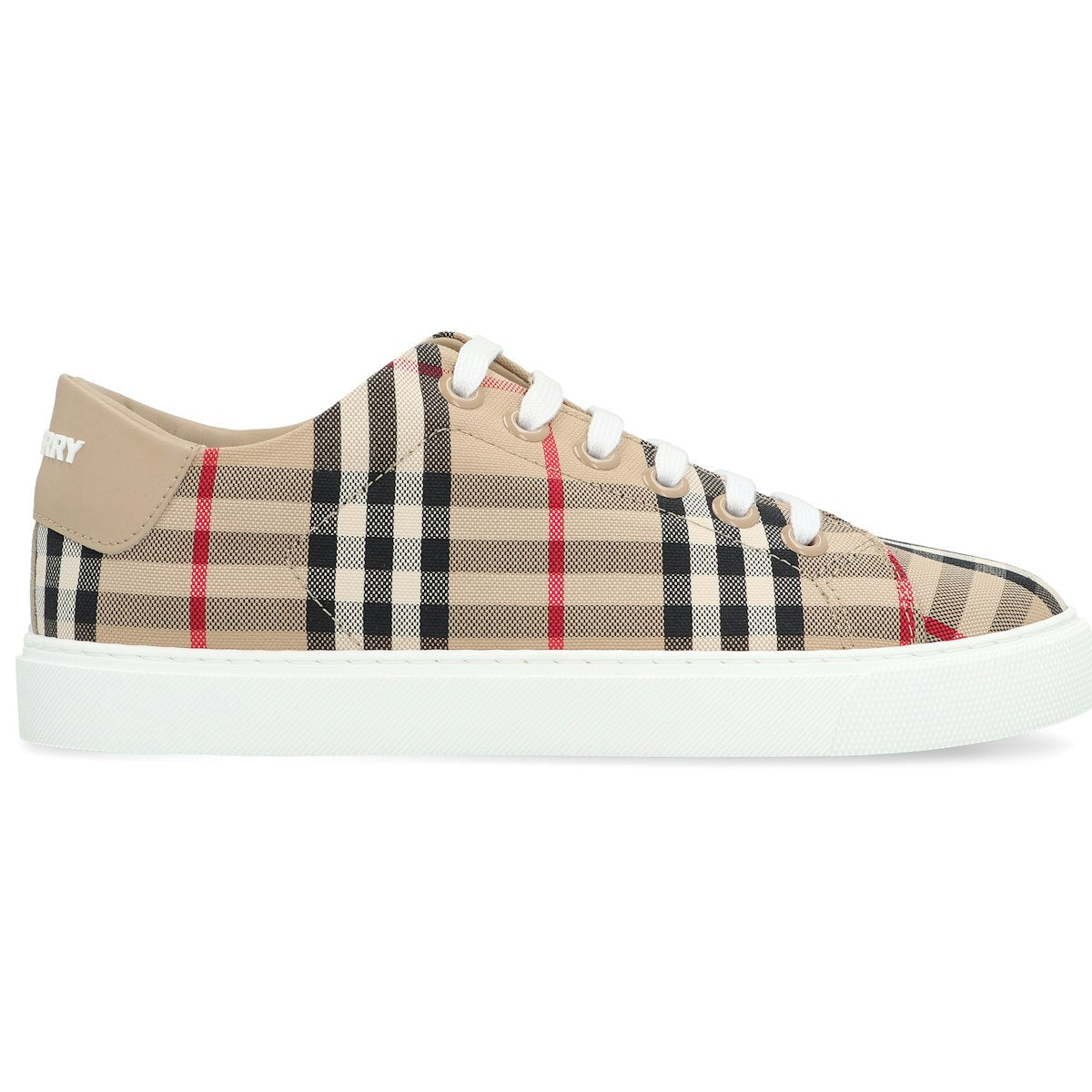 CHECKED MOTIF SNEAKERS