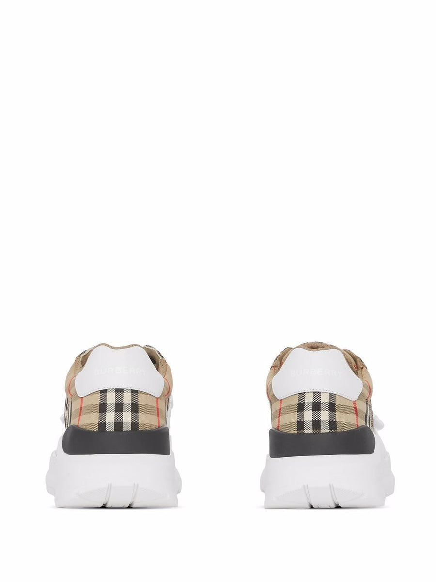 CHECK FABRIC SNEAKERS