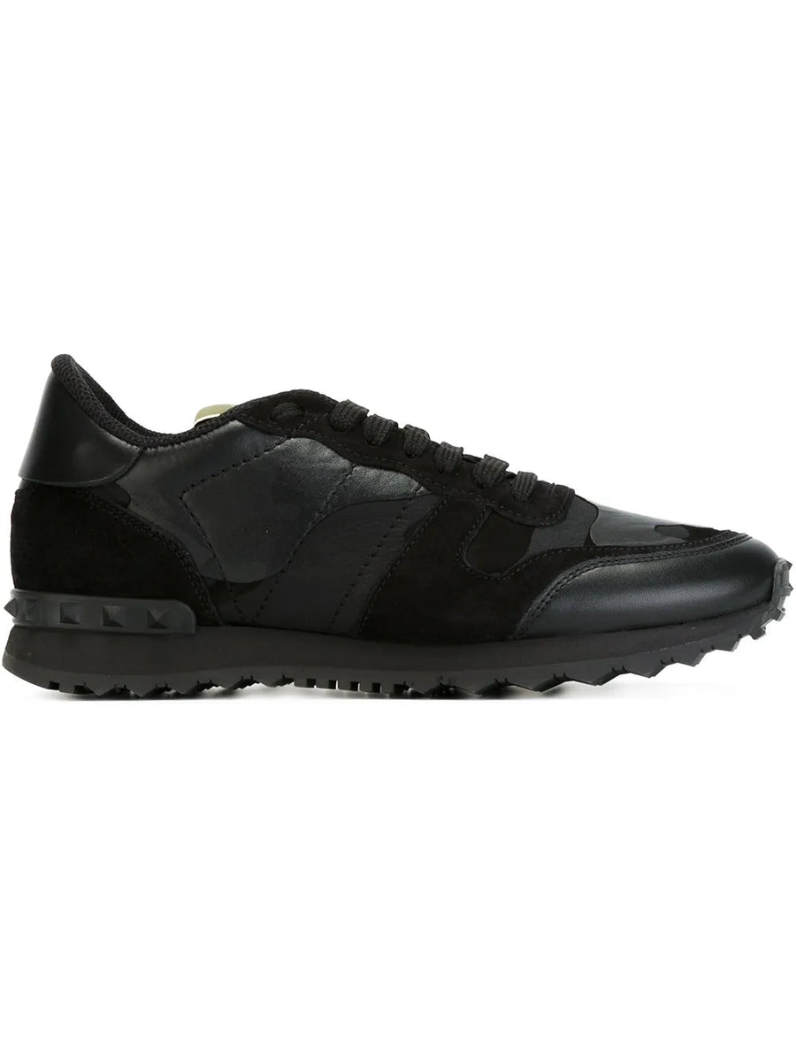Valentino Garavani 'Rockrunner' Camouflage Print Sneakers