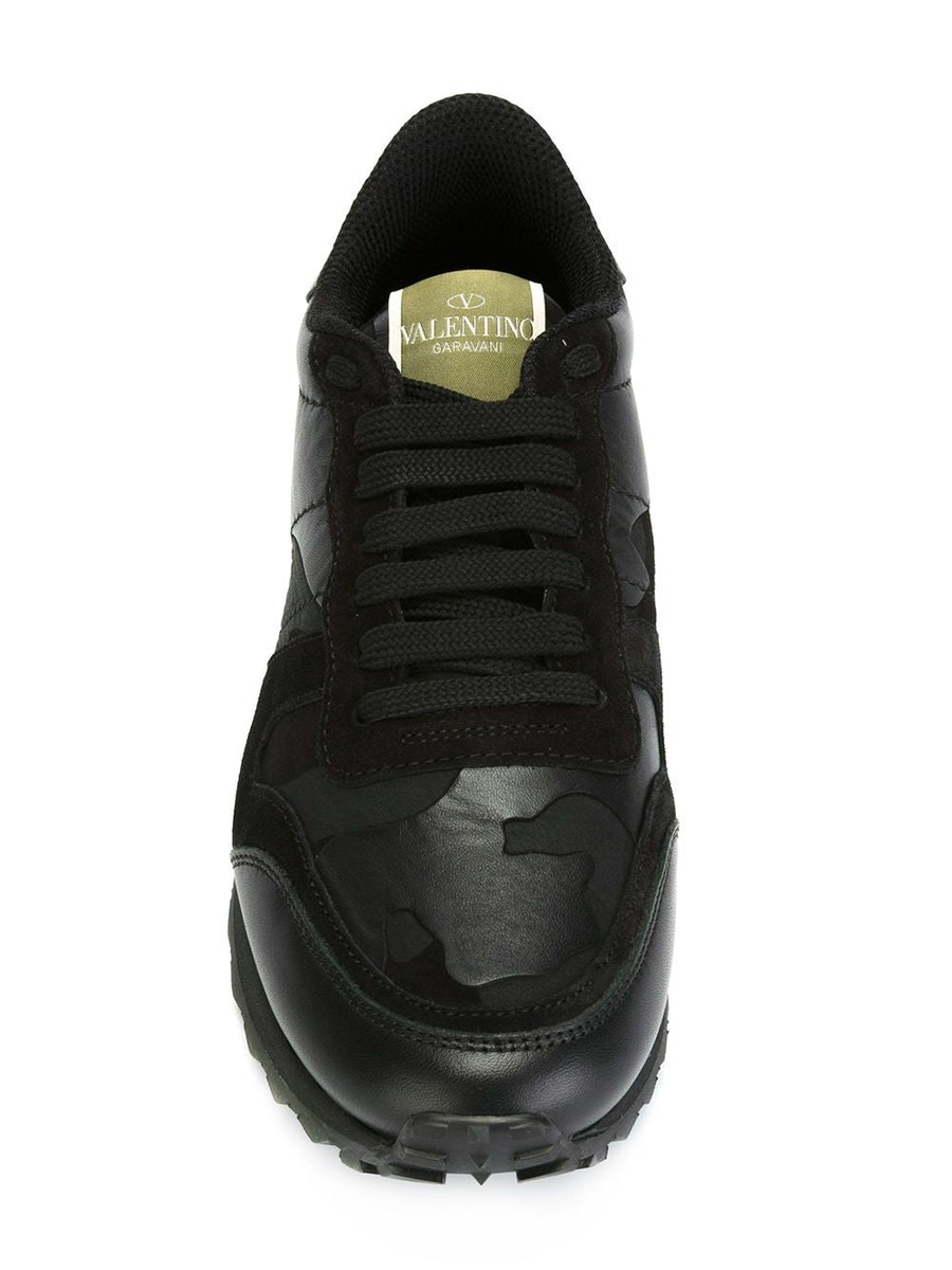 Valentino Garavani 'Rockrunner' Camouflage Print Sneakers