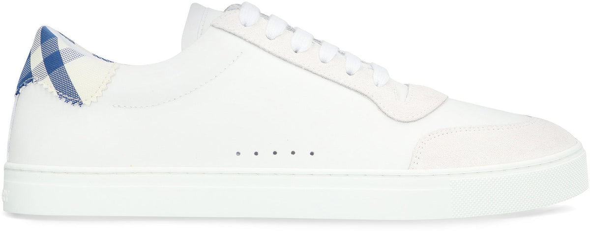 LEATHER LOW-TOP SNEAKERS