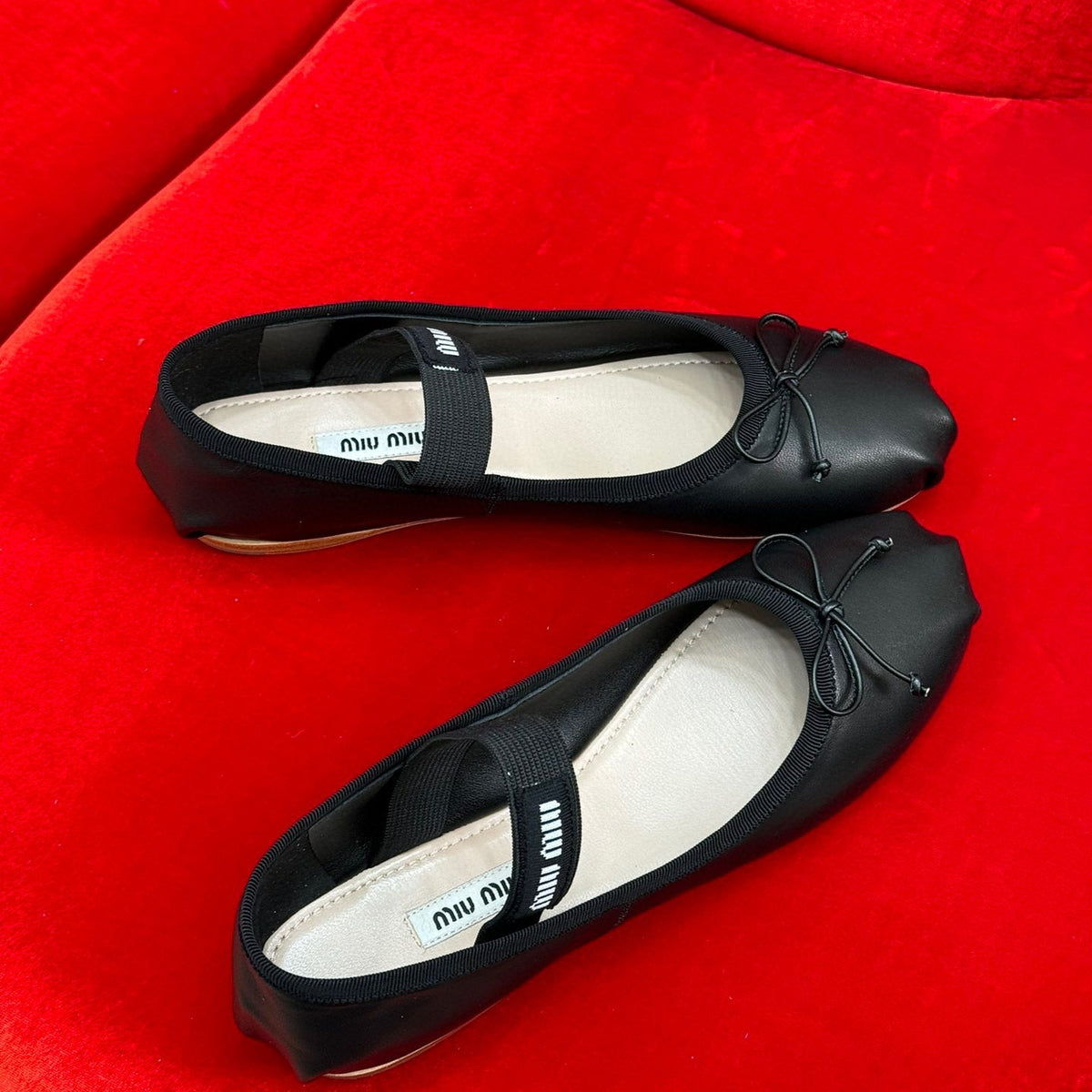 MIU M BALLERINA FLATS