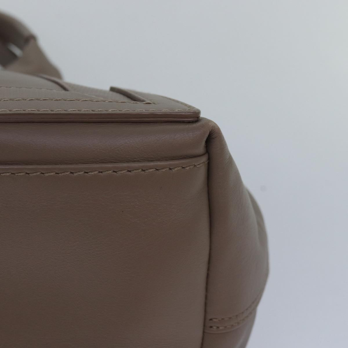 balenciaga Navy Cabas Hand Bag Leather Gray 339933 Auth 80962