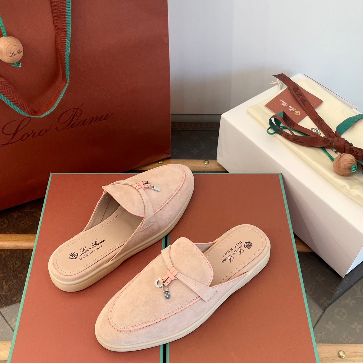 LORO P SUMMER CHARMS LOAFERS