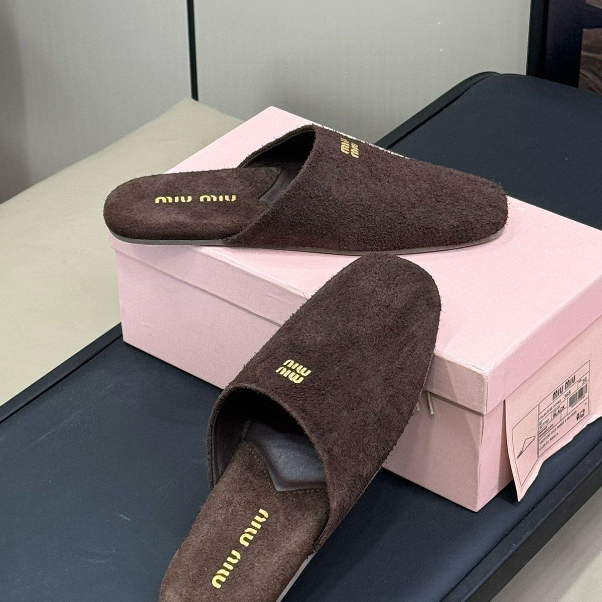 MIU M SLIPPERS