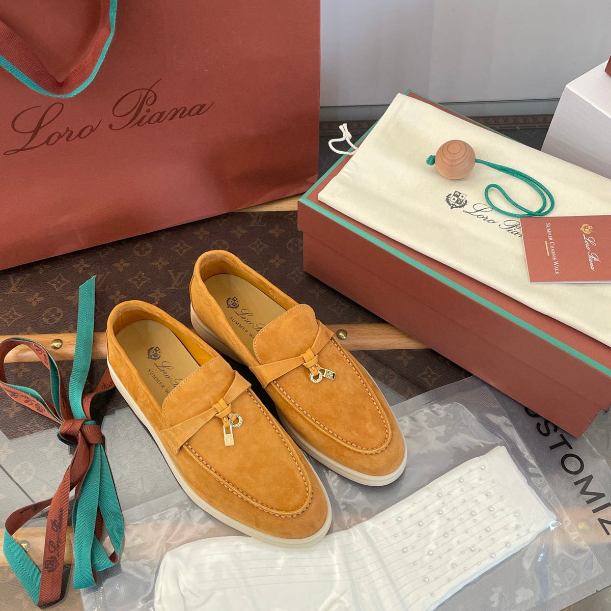 LORO P SUMMER CHARMS LOAFERS