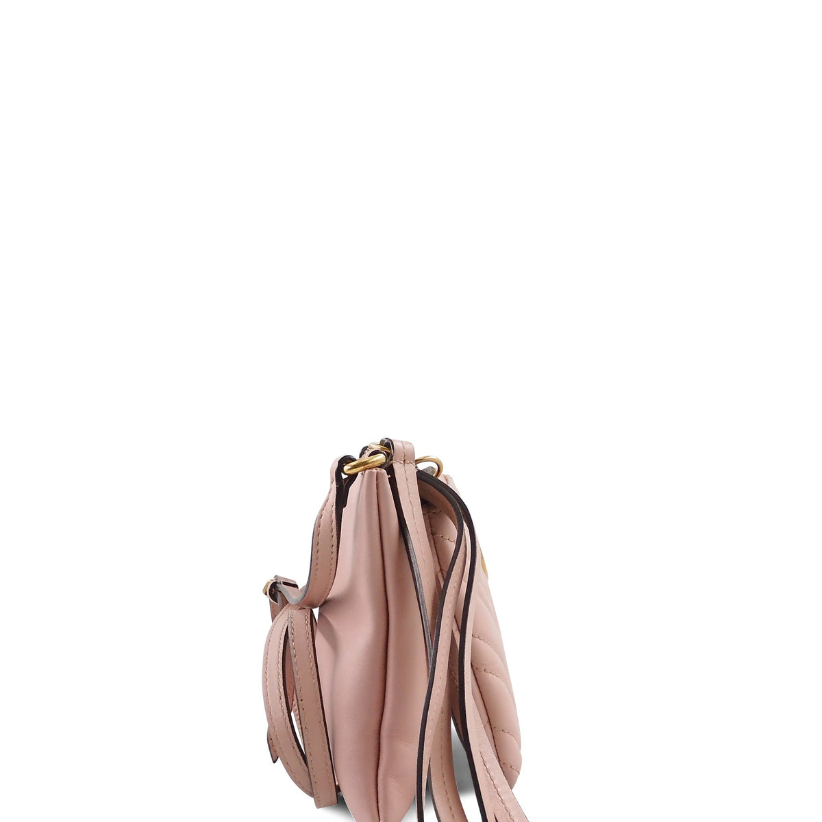 GG Marmont Matelasse Pouch with Strap Pink