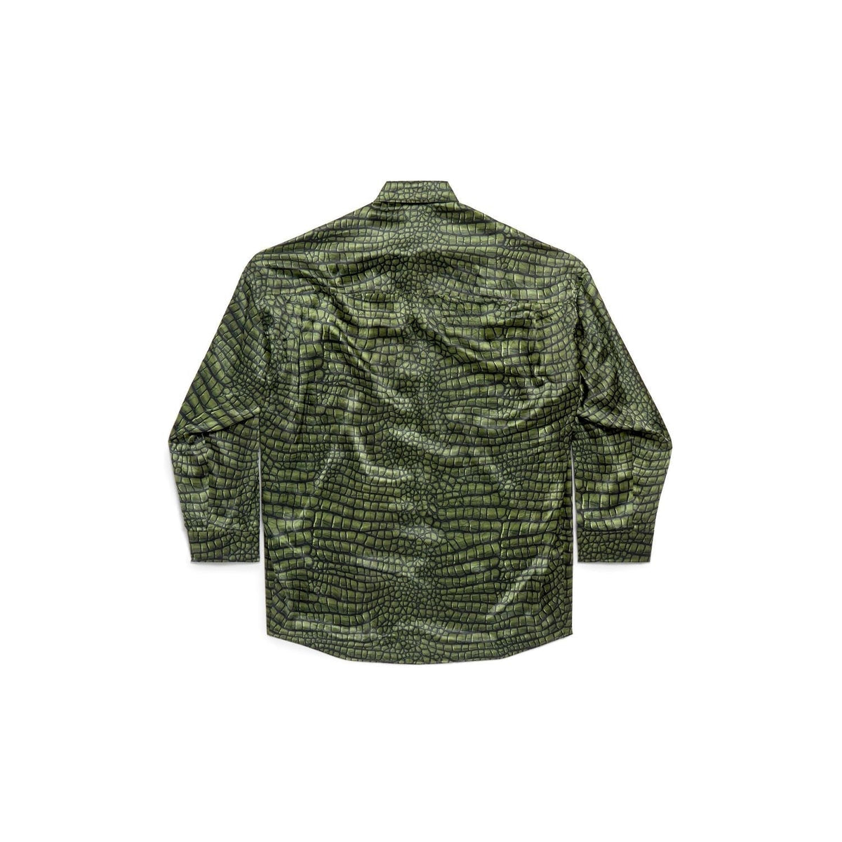 BALENCIAGA Cocoon Printed Silk Shirt