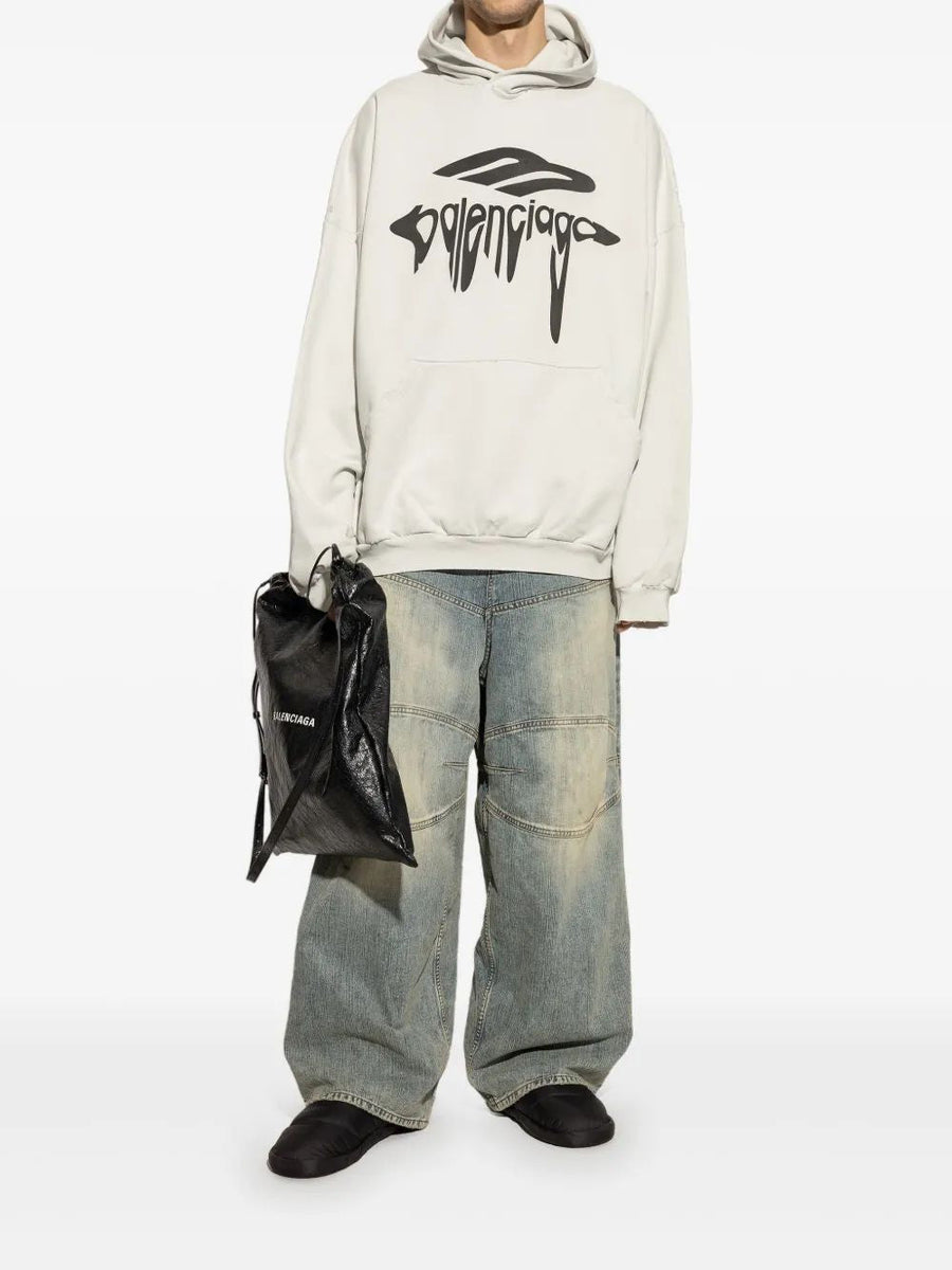 BALENCIAGA Men's Polyamide and Fleece Alaska Slipper