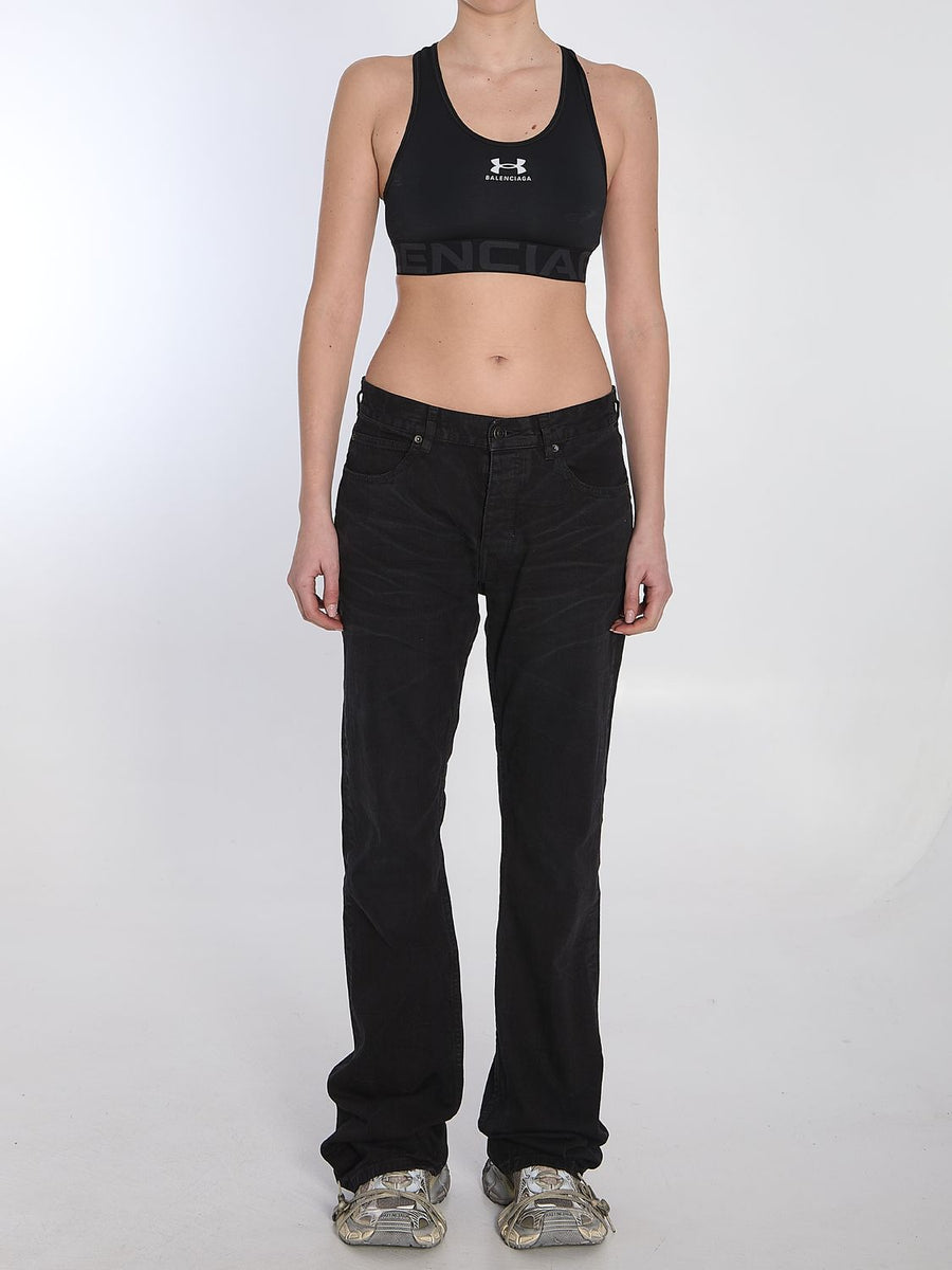 BALENCIAGA Activewear Tech T-Shirt Bra for Women
