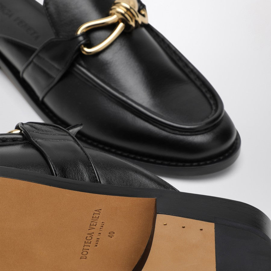 Bottega Veneta Women Black Astaire Moccasin Sabot