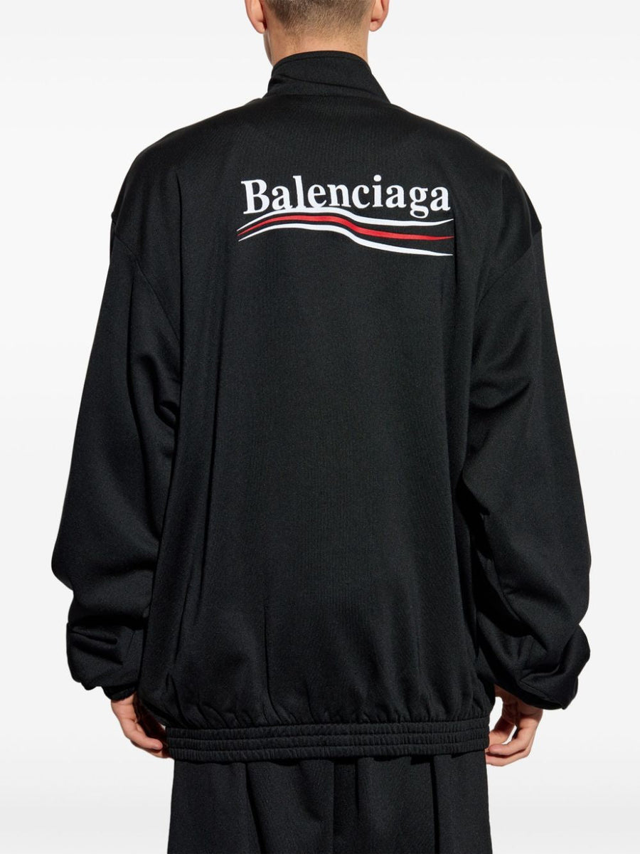 BALENCIAGA Political Campaign Zip Hoodie for Men