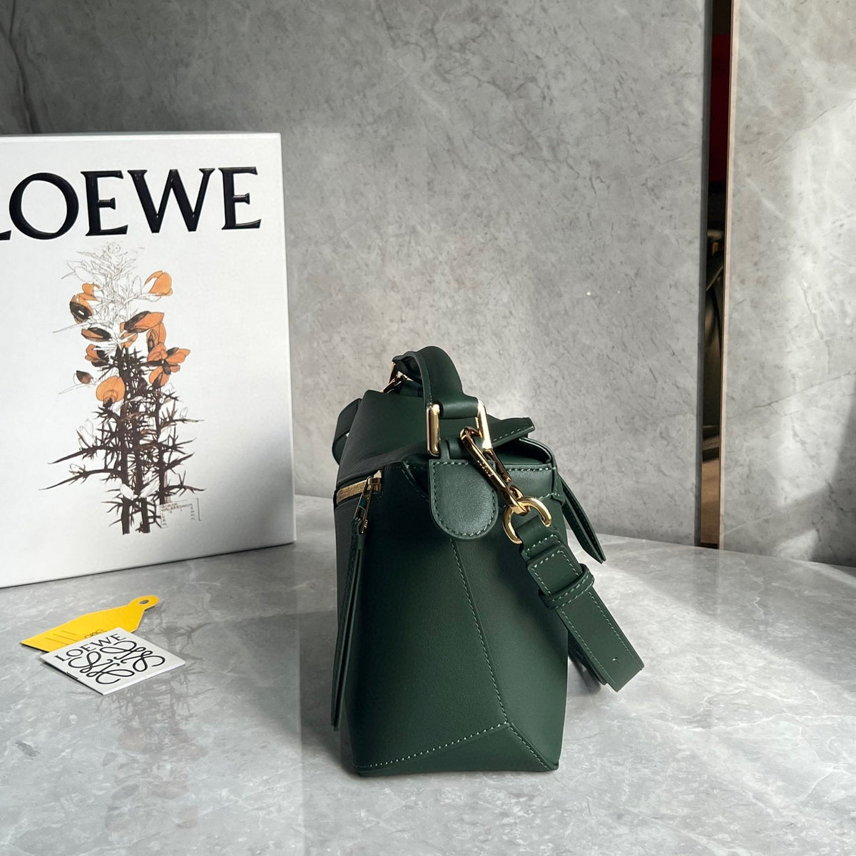 LOEW SMALL PUZZLE EDGE BAG